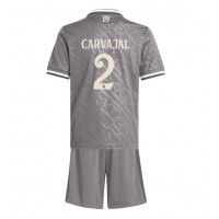 Dres Real Madrid Daniel Carvajal #2 Tretina pre deti 2024-25 Krátky Rukáv (+ trenírky)